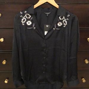 NWT Lucky Brand Satin Top